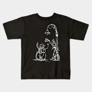 A Snowman's Gift of Hat Kids T-Shirt